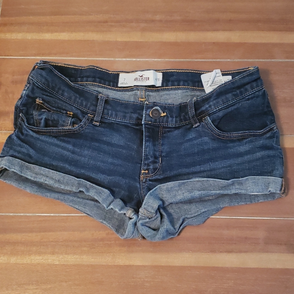 Denim shorts
